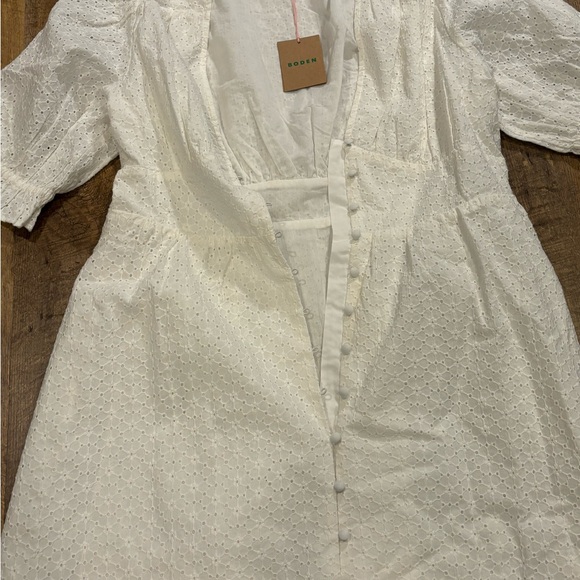 Boden Broderie Midi Tea Dress- NEW - Picture 3 of 8